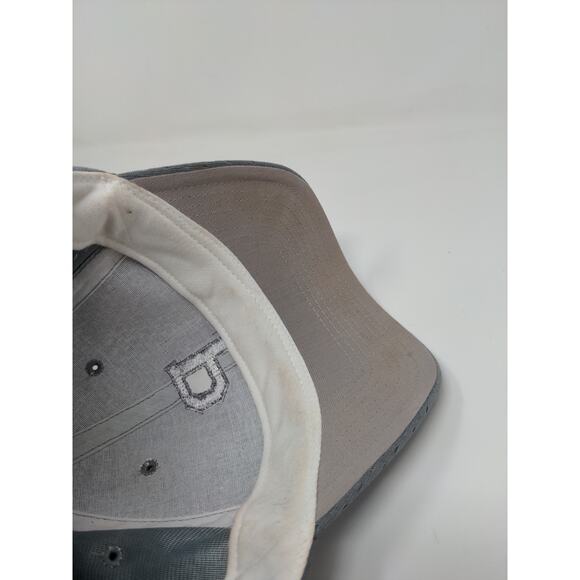 Youth Boys Strapback Cap Embroidered P Gray Port Authority Hat - Picture 8 of 10